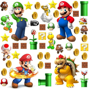 Super Mario Bros Wall Stickers