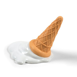 Melting Ice Cream Cone Door Stopper