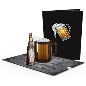 Beer 3D Pop Up Card