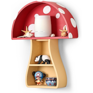 Floating Mushroom Shelf