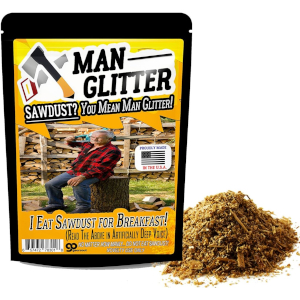 Man Glitter Sawdust Gag Gift