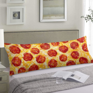 Pepperoni Pizza Pillow Cover
