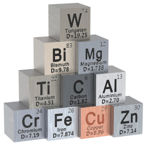 10 Piece Metal Element Cubes